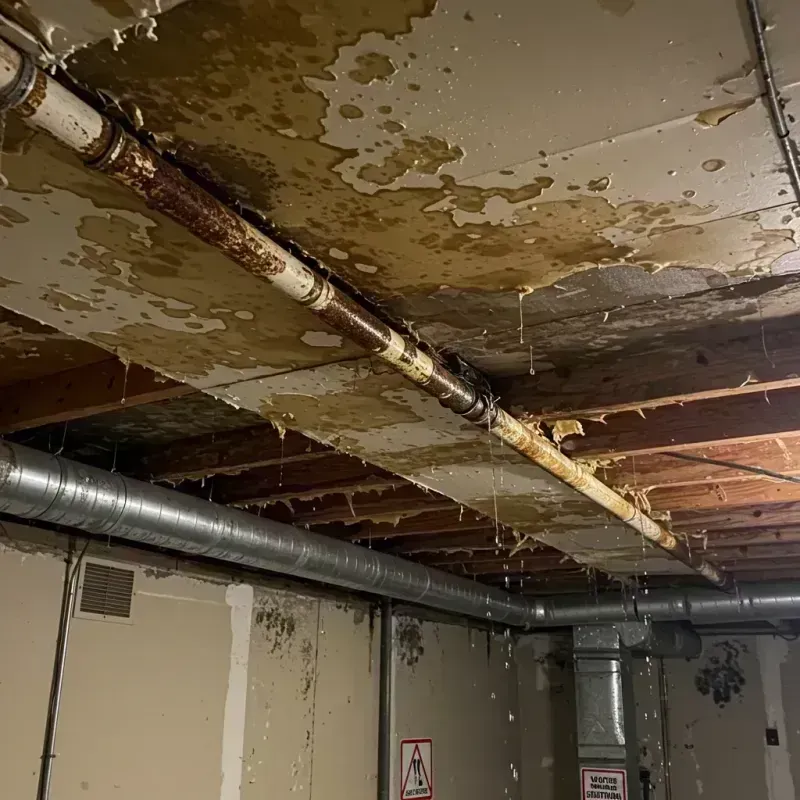 Ceiling Water Damage Repair in De Soto, IL